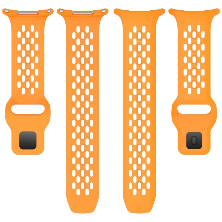 SYA0026387_B4.webp For Samsung Galaxy Watch Ultra 47mm Holes Style Square Buckle Solid Color Silicone Watch Band - Image 5