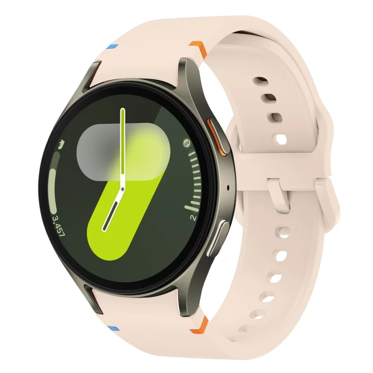 Flat Sewing Design Silicone Watch Band