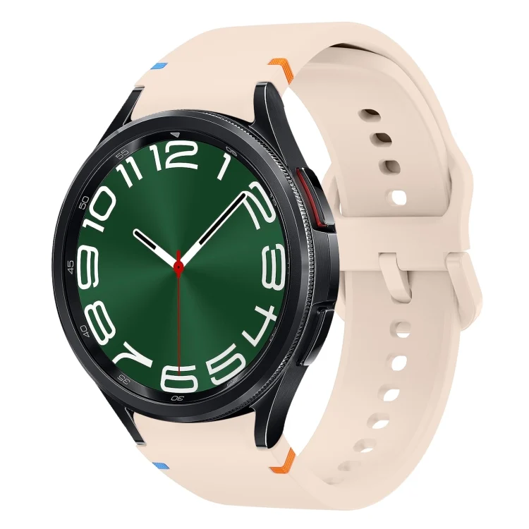 Flat Sewing Design Silicone Watch Band