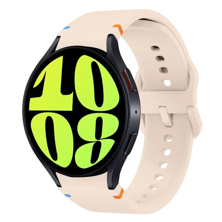 Flat Sewing Design Silicone Watch Band