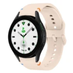 Flat Sewing Design Silicone Watch Band
