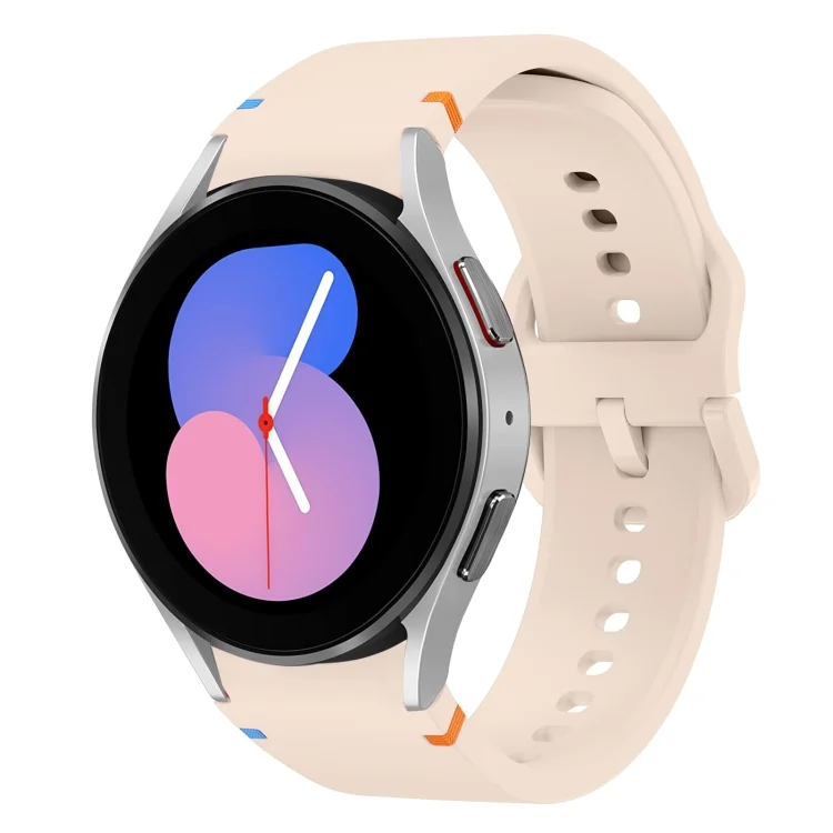Flat Sewing Design Silicone Watch Band
