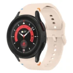 Flat Sewing Design Silicone Watch Band
