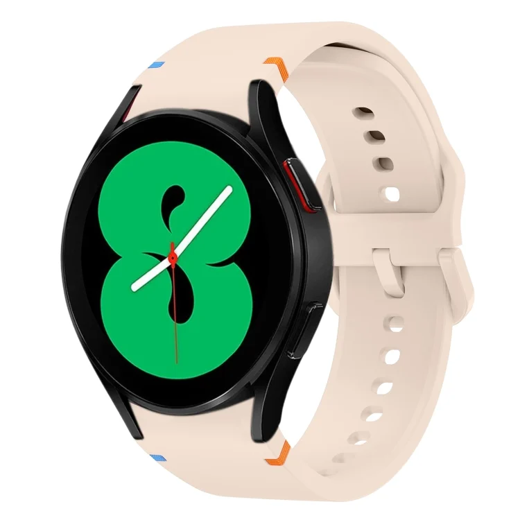 Flat Sewing Design Silicone Watch Band