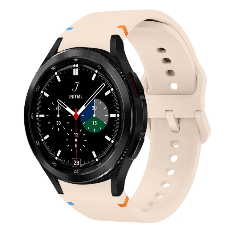 Flat Sewing Design Silicone Watch Band
