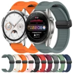 22mm Foldable Magnetic Buckle Silicone Watch Band - Image 2