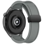 22mm Fold Magnetic Buckle Silicone Watch Band - Image 5