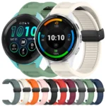 22mm Foldable Magnetic Buckle Silicone Watch Band - Image 2
