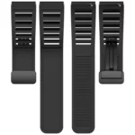 22mm Foldable Magnetic Buckle Silicone Watch Band - Image 6