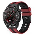 22mm Two Color Sports Silicone Watch Band