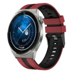 22mm Two Color Sports Silicone Watch Band