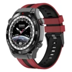 22mm Two Color Sports Silicone Watch Band