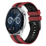 22mm Two Color Sports Silicone Watch Band