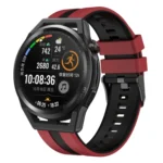22mm Two Color Sports Silicone Watch Band