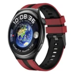 22mm Two Color Sports Silicone Watch Band