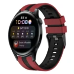 22mm Two Color Sports Silicone Watch Band