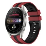 22mm Two Color Sports Silicone Watch Band