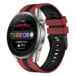 22mm Two Color Sports Silicone Watch Band