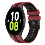 20mm Two Color Sports Silicone Watch Band