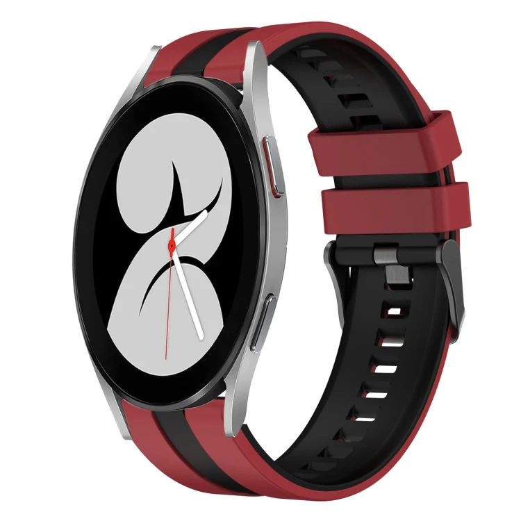 20mm Two Color Sports Silicone Watch Band