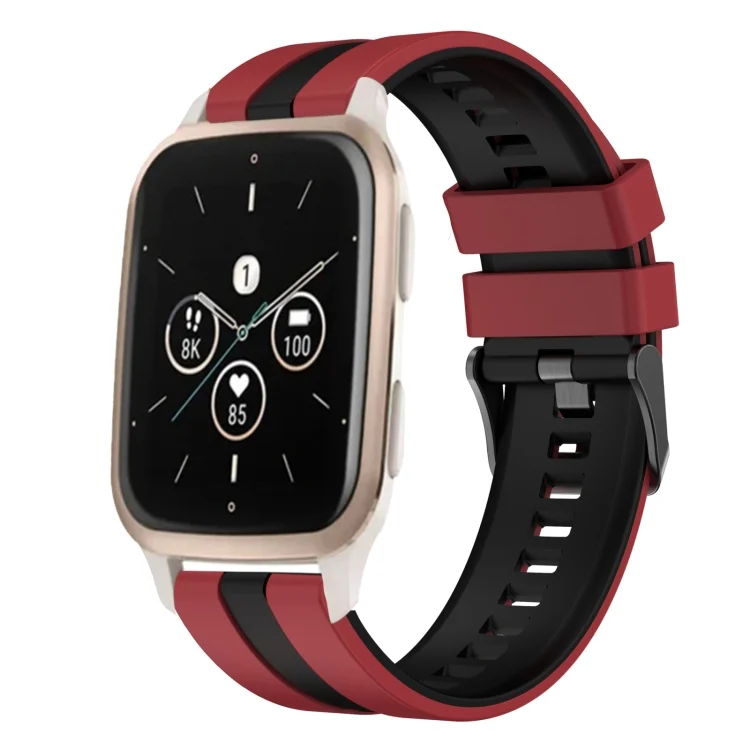 20mm Two Color Sports Silicone Watch Band
