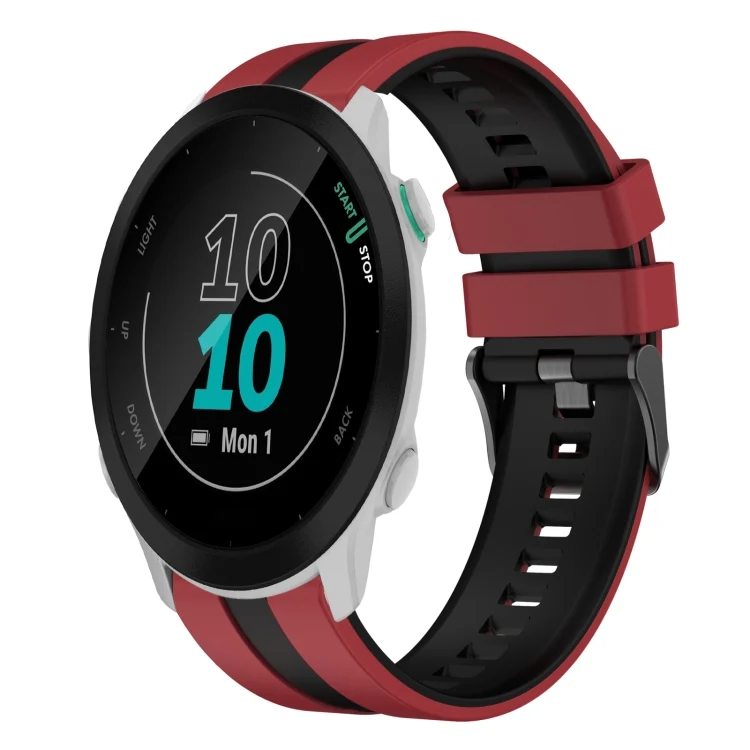 20mm Two Color Sports Silicone Watch Band