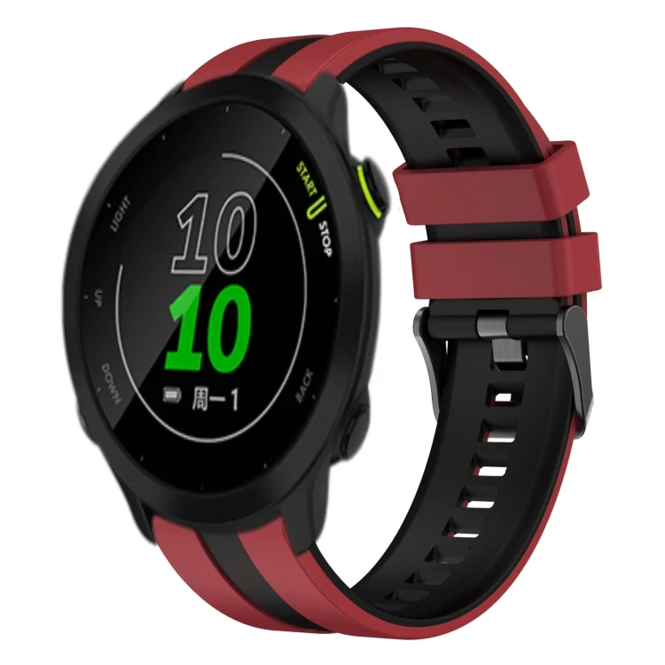 20mm Two Color Sports Silicone Watch Band