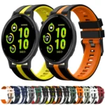 20mm Two Color Sports Silicone Watch Band - Image 2