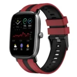 20mm Two-Color Sports Silicone Watch Band