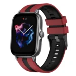 20mm Two-Color Sports Silicone Watch Band