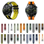 22mm Two-Color Sports Silicone Watch Band - Image 3