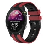 22mm Two Color Sports Silicone Watch Band