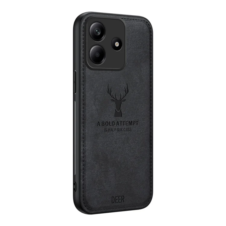 SYA002642703A.webp Deer Head Cloth Skin All-inclusive Phone Case, For Xiaomi Redmi Note 14 5G, For Xiaomi Redmi Note 14 5G Global, For Xiaomi Redmi Note 14 Pro 5G, For Xiaomi 14T Pro, For Xiaomi Redmi 14C 4G... - Image 1