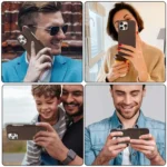 Stitching Cloth PU Shockproof Phone Case, For iPhone 12, For iPhone 12 Pro Max, For iPhone 12 Pro - Image 7