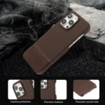 Stitching Cloth PU Shockproof Phone Case, For iPhone 13 Pro Max, For iPhone 13 Pro, For iPhone 13 - Image 5