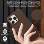 Stitching Cloth PU Shockproof Phone Case, For iPhone 15 Plus, For iPhone 15, For iPhone 14 Plus - Image 6
