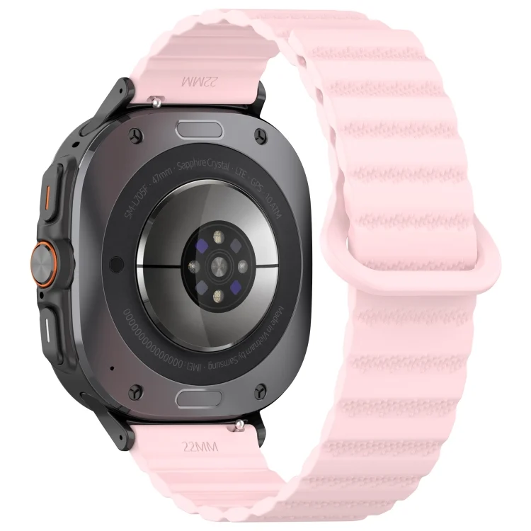 SYA002646201A_1.webp For Samsung Galaxy Watch Ultra 47mm Spot Pattern Two Color Magnetic Silicone Watch Band - Image 6