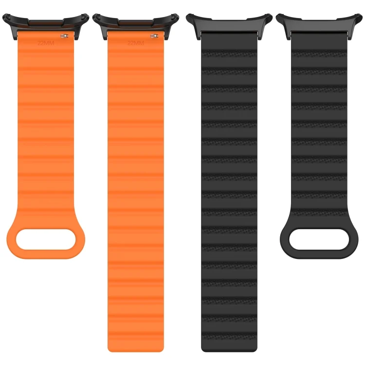 SYA0026462_B4.webp For Samsung Galaxy Watch Ultra 47mm Spot Pattern Two Color Magnetic Silicone Watch Band - Image 5