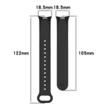 For Xiaomi Smart Band 9 / 9 NFC Metal Connector Solid Color Silicone Watch Band - Image 4