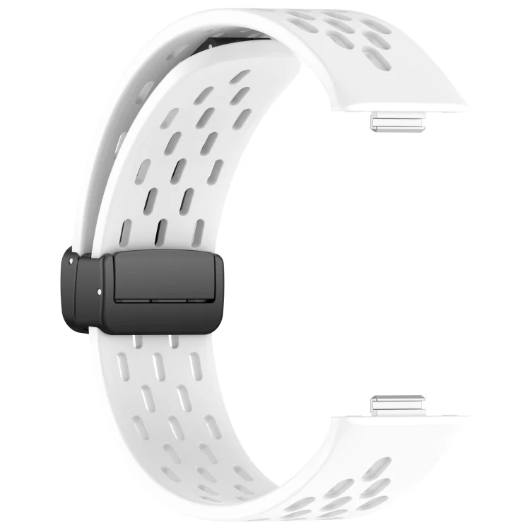 SYA002647301A_3.webp For Huawei Watch Fit4 / Fit4 Pro / Fit3 Folding Magnetic Buckle Silicone Watch Band - Image 9
