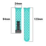 For Huawei Watch Fit4 / Fit4 Pro / Fit3 Folding Magnetic Buckle Silicone Watch Band - Image 4