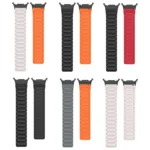 For Samsung Galaxy Watch Ultra 47mm Black Connector I-shaped Magnetic Silicone Watch Band - Image 3