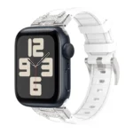 Diamond Starry Sky Silicone Watch Band, For Apple Watch SE 2023 44mm, For Apple Watch Ultra 2 49mm, For Apple Watch Series 9 45mm