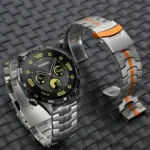 22mm Double Lock Buckle Turtle Steel Watch Band - Image 4