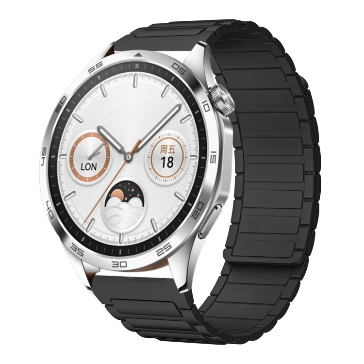 22mm I-shaped Magnetic Silicone Watch Band
