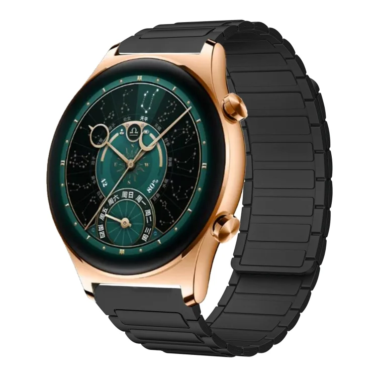 22mm I-shaped Magnetic Silicone Watch Band