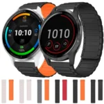 22mm I-shaped Magnetic Silicone Watch Band - Image 2