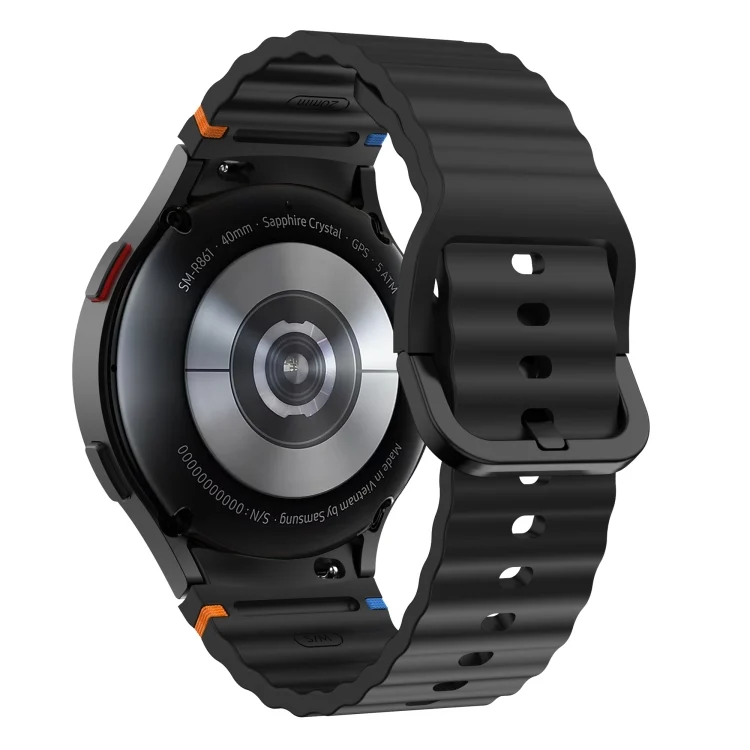 SYA002652106A_1.webp Wave Pattern Stitched Silicone Watch Band - Image 5