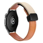 22mm Slim Magnetic Buckle Microfiber Leather Watch Band