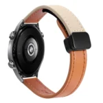 22mm Slim Magnetic Buckle Microfiber Leather Watch Band